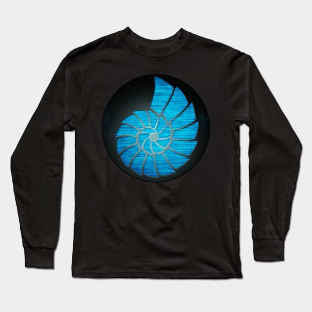 Nautilus Shell Long Sleeve T-Shirt by AjDreamCraft